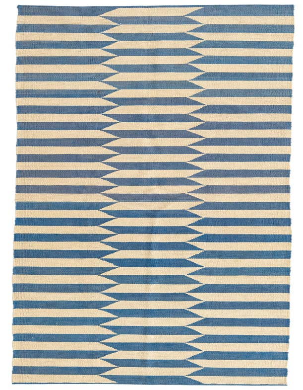 Detail image of 2' 9 x 9' 7 Hand Woven Kilim Modern Wool Runner Rug