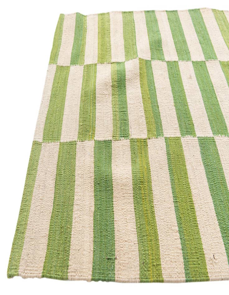 Detail image of 2' 9 x 9' 9  Hand Woven Kilim Modern Wool Runner Rug