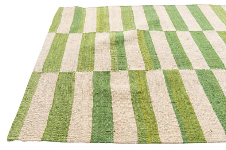 Detail image of 2' 9 x 9' 9 Hand Woven Kilim Modern Wool Runner Rug