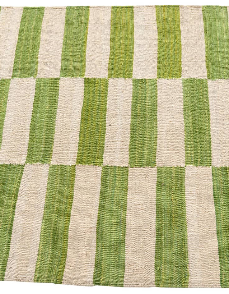 Detail image of 2' 9 x 9' 9  Hand Woven Kilim Modern Wool Runner Rug