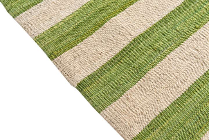 2' 9 x 9' 9 Hand Woven Kilim Modern Wool Runner Rug