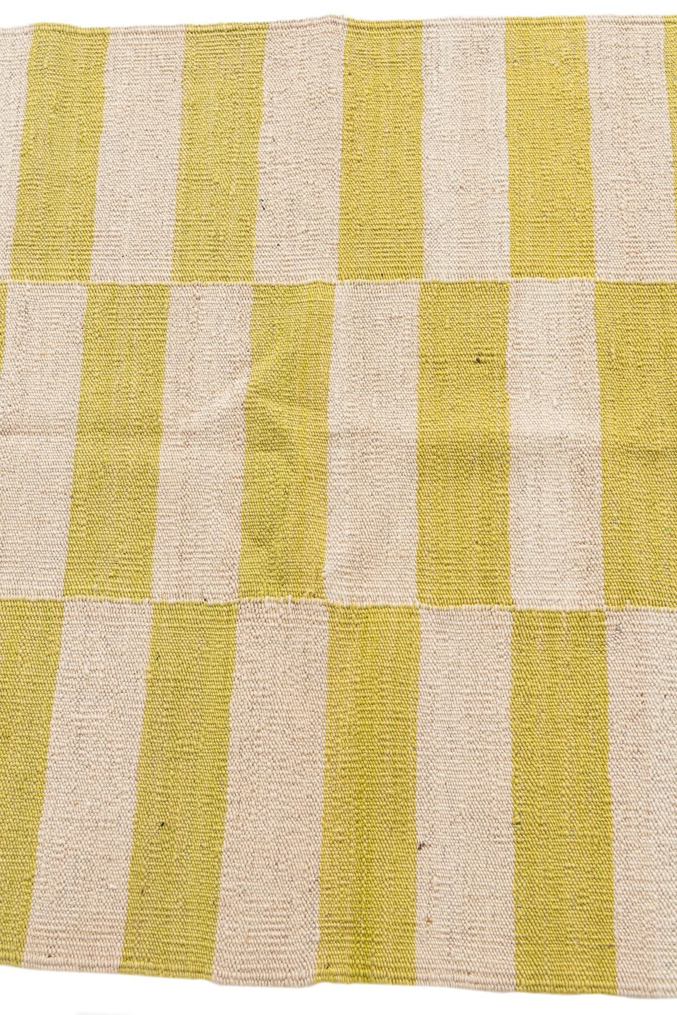 2' 6 x 9' 10 Hand Woven Kilim Modern Wool Runner Rug