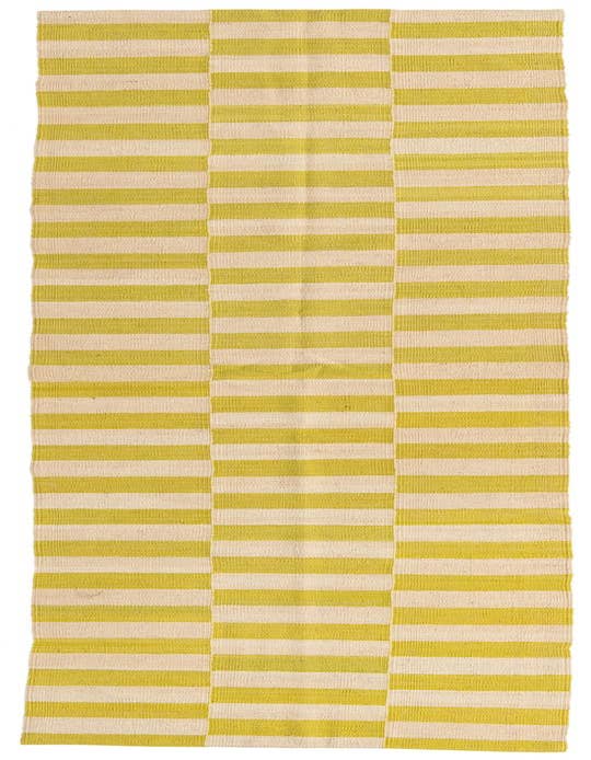 Detail image of 2' 6 x 9' 10 Hand Woven Kilim Modern Wool Runner Rug