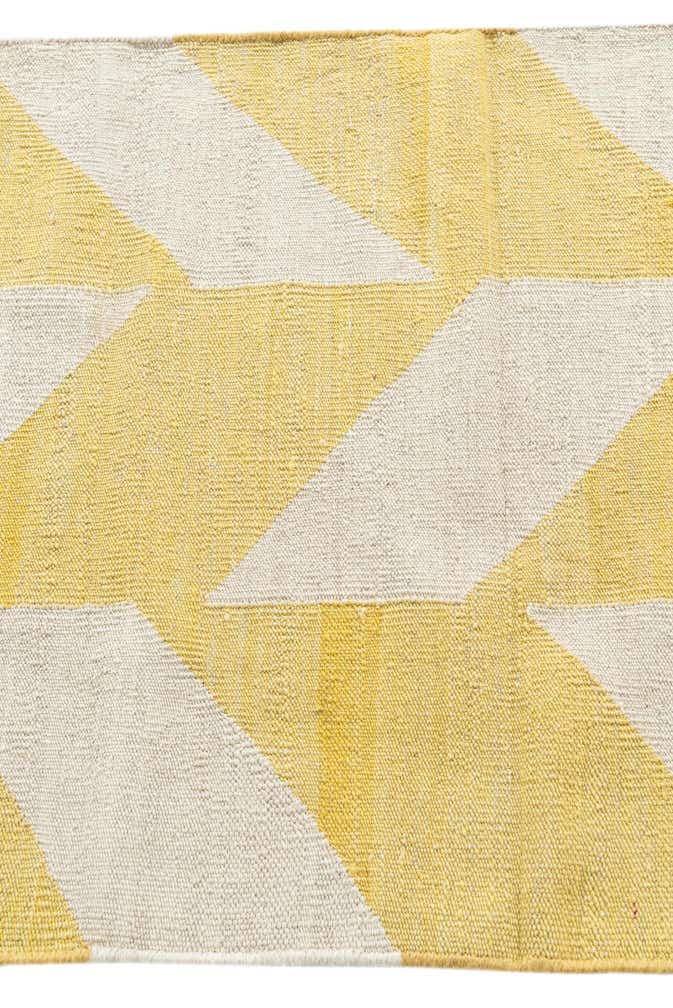 2' 4 x 12' 8 Hand Woven Kilim Modern Wool Runner Rug