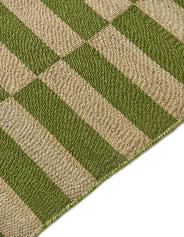 Detail image of 2' 7 x 9' 7  Hand Woven Kilim Modern Wool Runner Rug