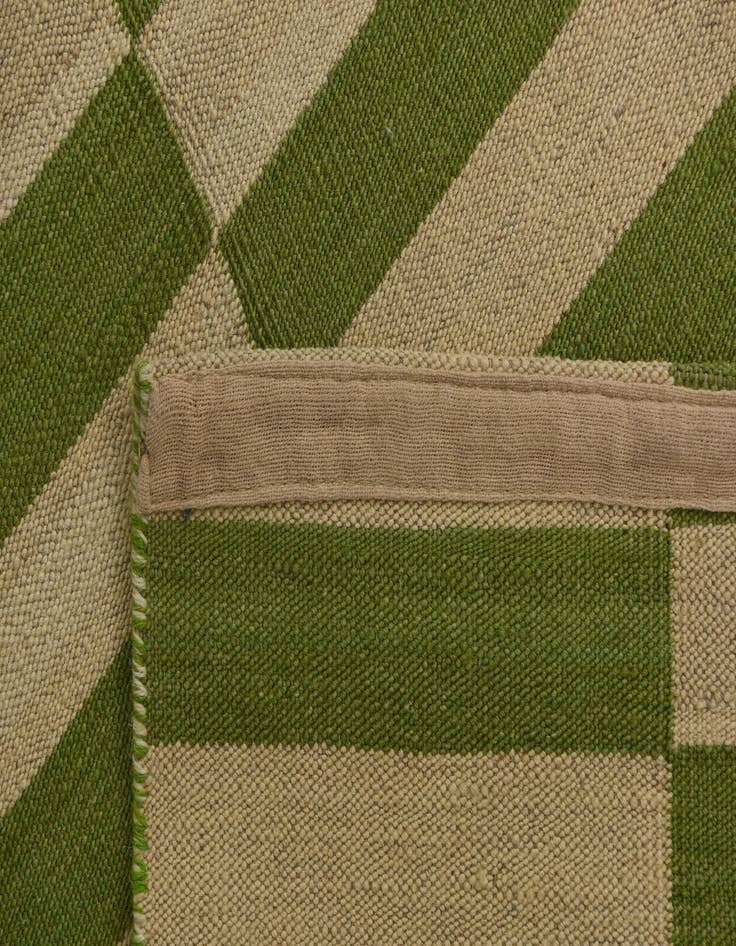 Detail image of 2' 7 x 9' 7  Hand Woven Kilim Modern Wool Runner Rug