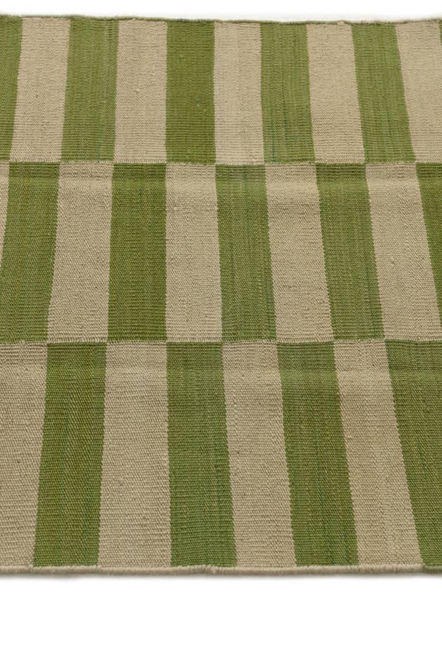 Detail image of 2' 6 x 7' 9 Hand Woven Kilim Modern Wool Runner Rug