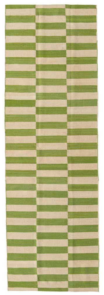 2' 6 x 7' 9 Hand Woven Kilim Modern Wool Runner Rug