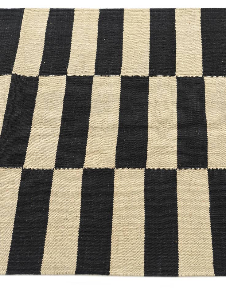 Detail image of 2' 8 x 9' 9  Hand Woven Kilim Modern Wool Runner Rug