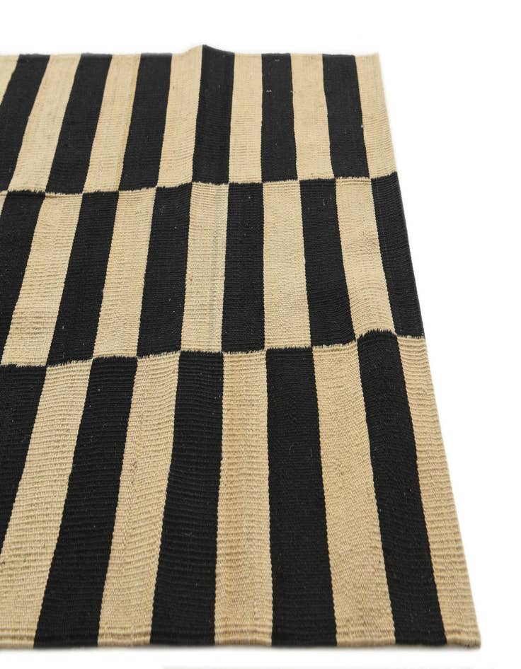 Detail image of 2' 8 x 9' 6  Hand Woven Kilim Modern Wool Runner Rug