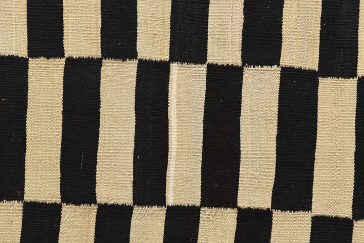 2' 8 x 9' 6 Hand Woven Kilim Modern Wool Runner Rug