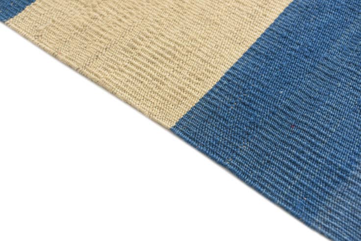 Detail image of 2' 7 x 7' 10 Hand Woven Kilim Modern Wool Runner Rug