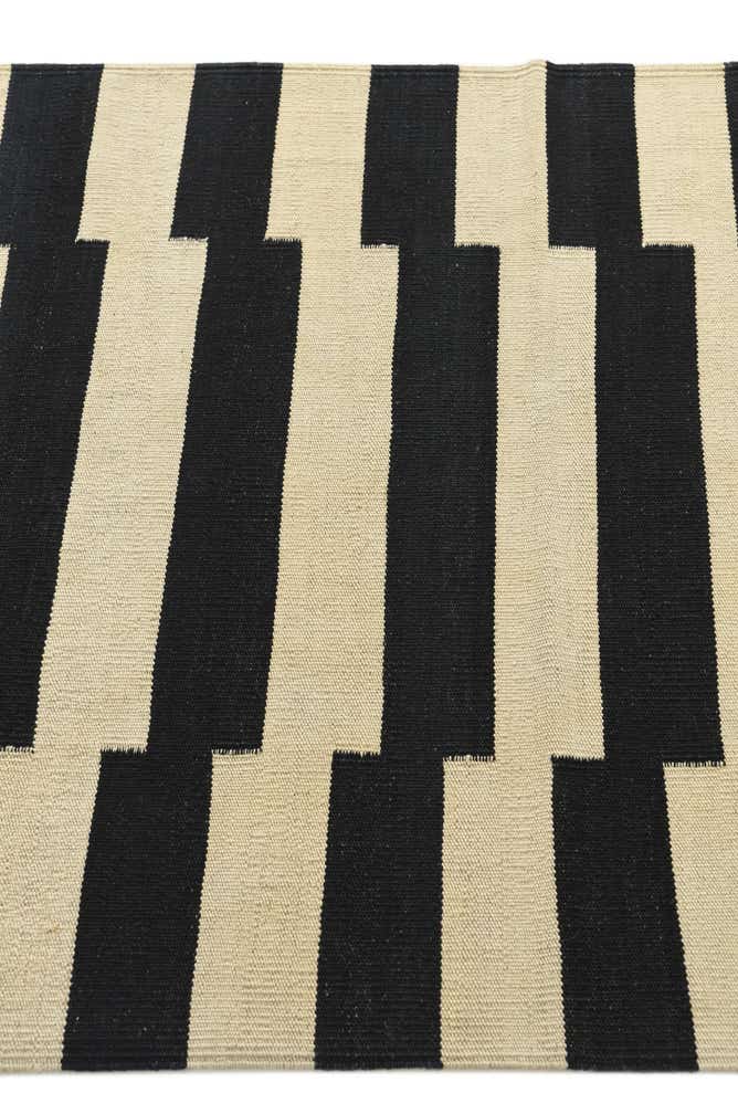 2' 10 x 9' 6 Hand Woven Kilim Modern Wool Runner Rug