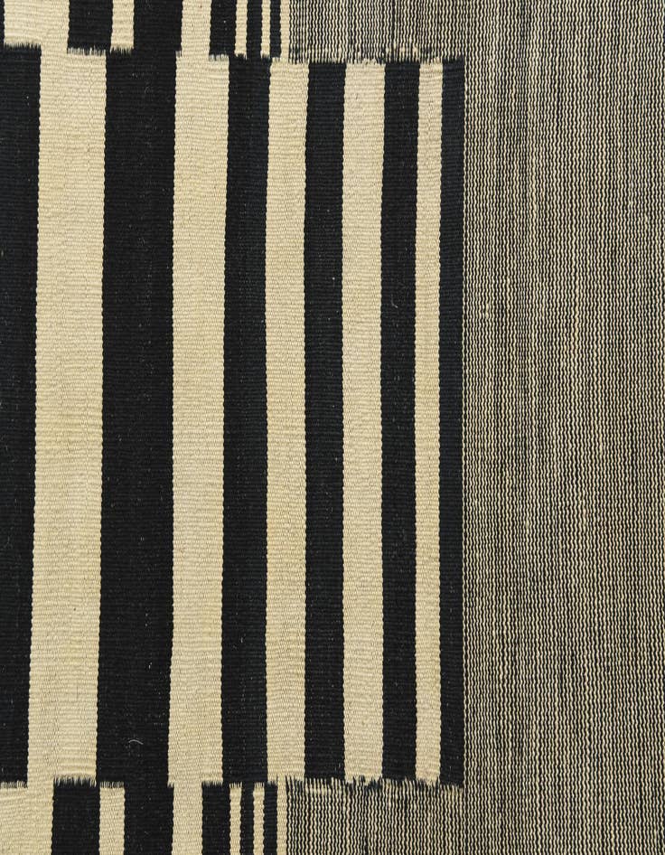 Detail image of 2' 10 x 9' 6  Hand Woven Kilim Modern Wool Runner Rug