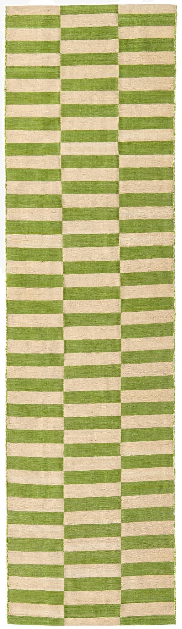 2' 7 x 9' 7  Hand Woven Kilim Modern Wool Runner Rug