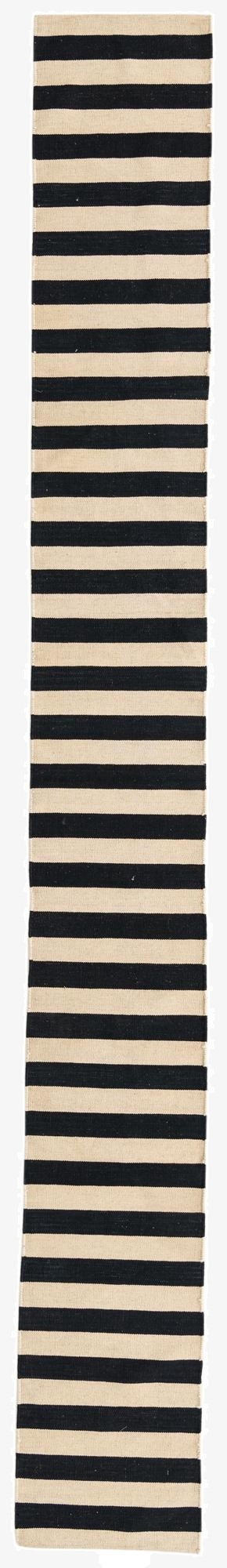 1' 8 x 14' 6  Hand Woven Kilim Modern Wool Runner Rug