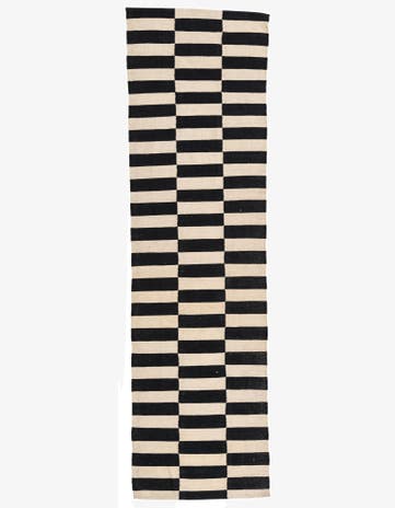 2' 8 x 9' 8 Hand Woven Kilim Modern Wool Runner Rug