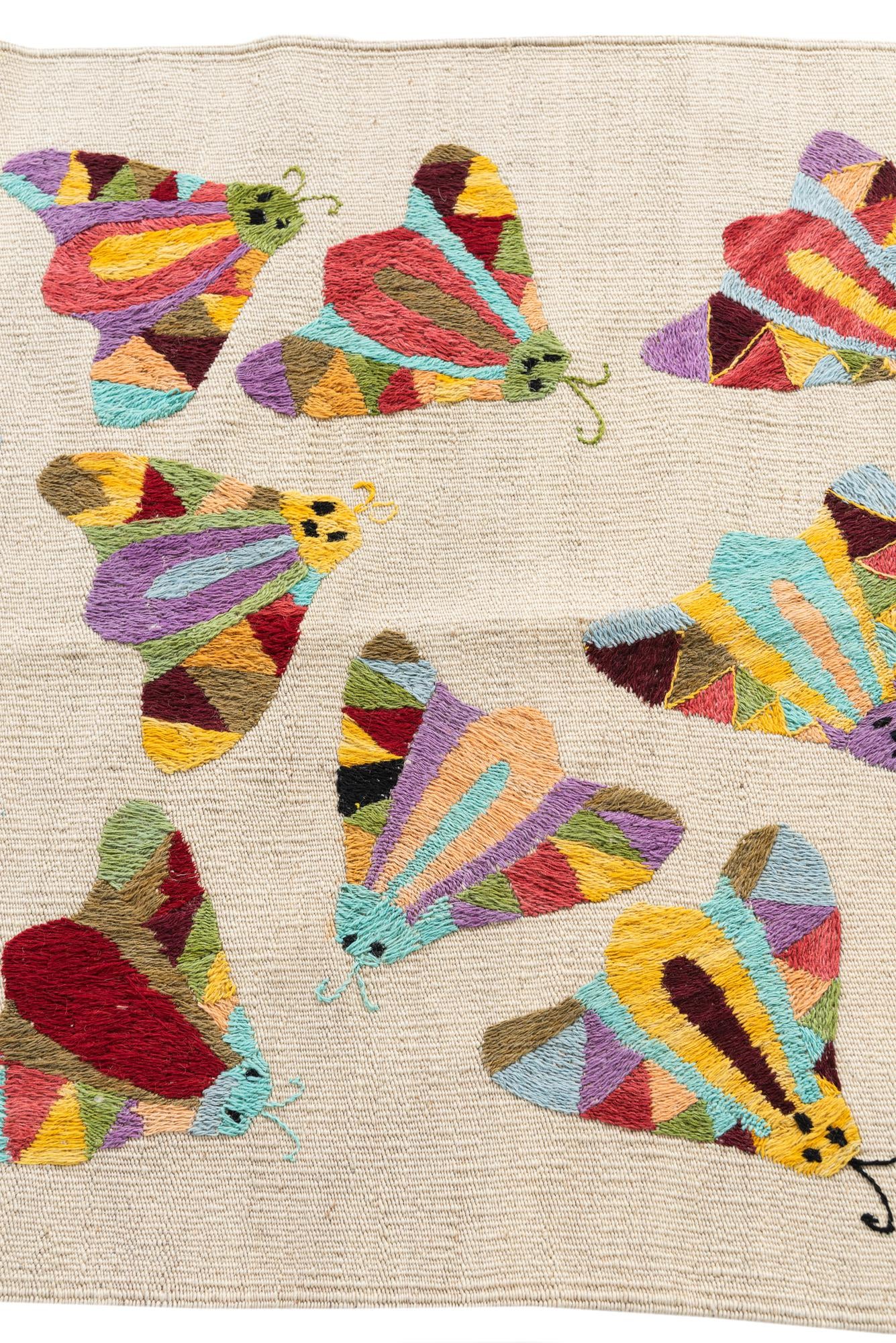 2' 5 x 9' 5 Hand Woven Kilim Suzani Wool Runner Rug