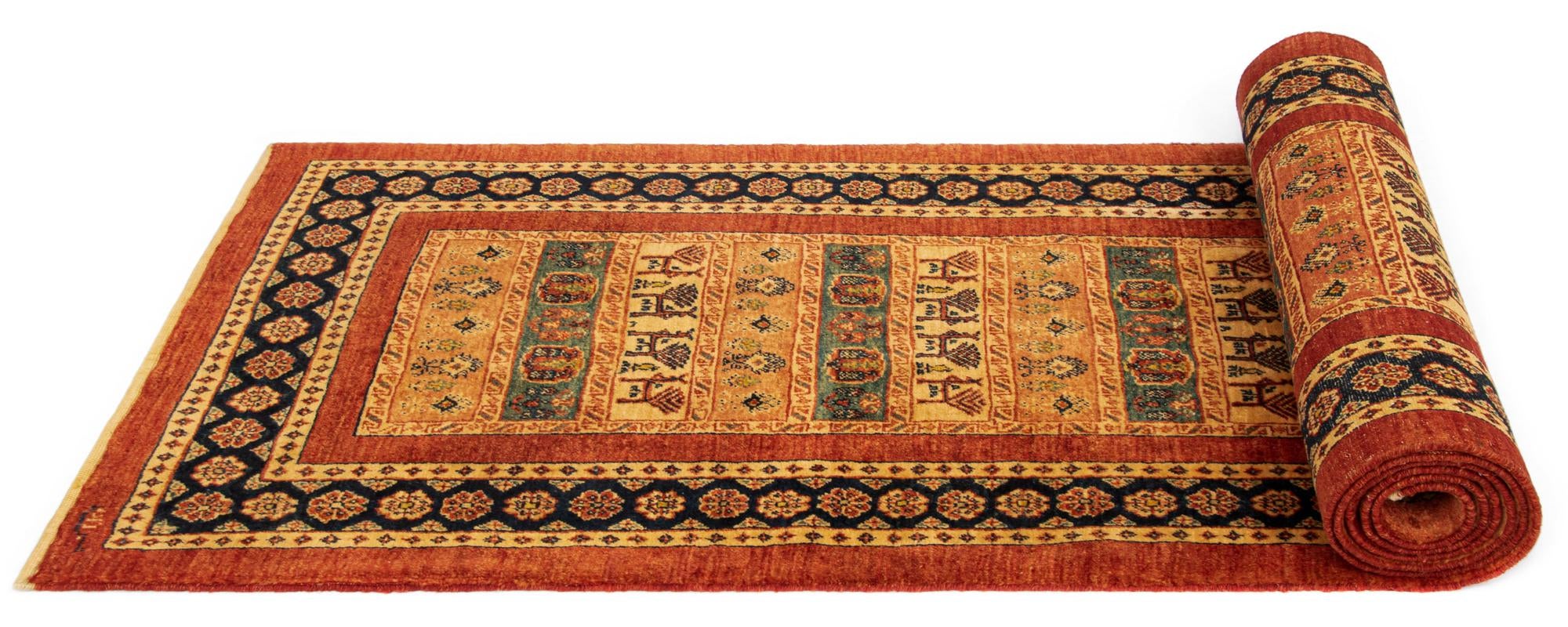 2' 9 x 10' 3 Luribaft Wool Runner Rug