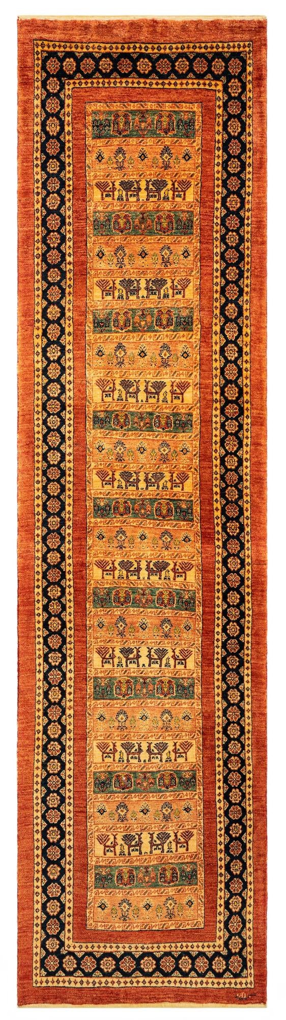2' 9 x 10' 3 Luribaft Wool Runner Rug