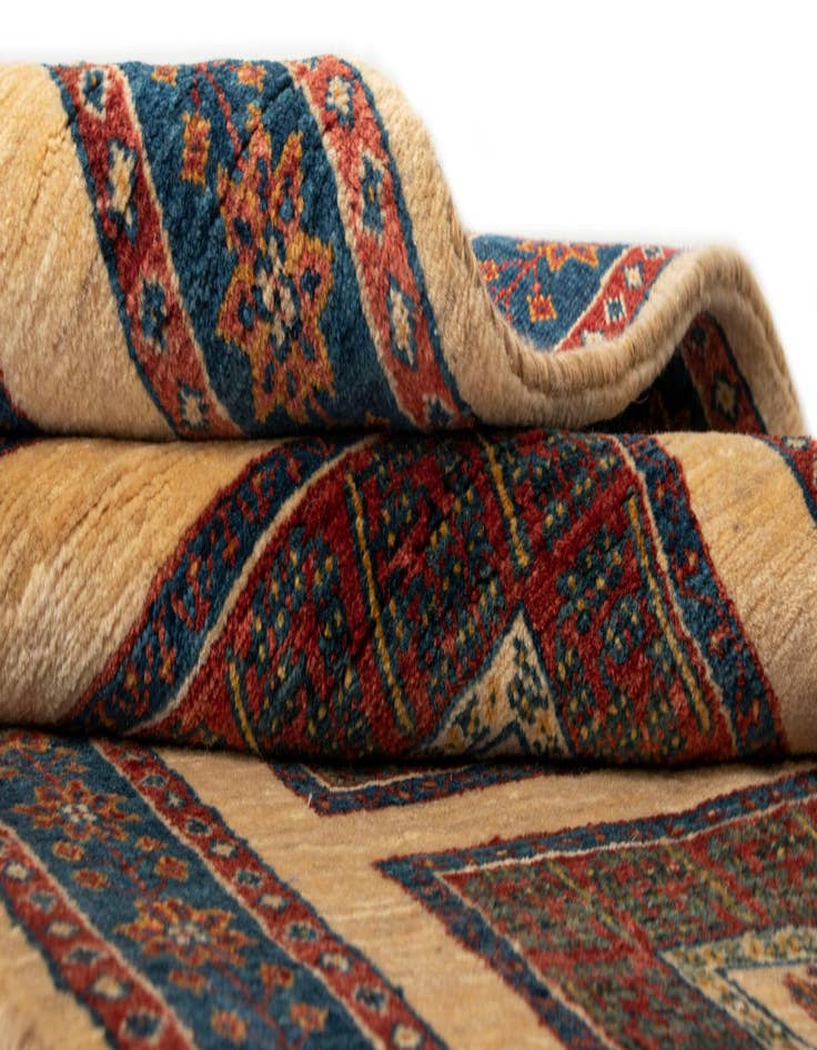 Detail image of 2' 7 x 6' 8 Luribaft Wool Runner Rug