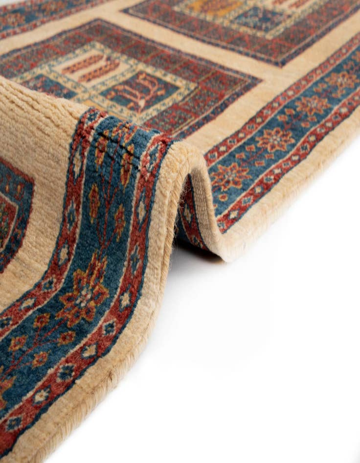 Detail image of 2' 7 x 6' 8 Luribaft Wool Runner Rug