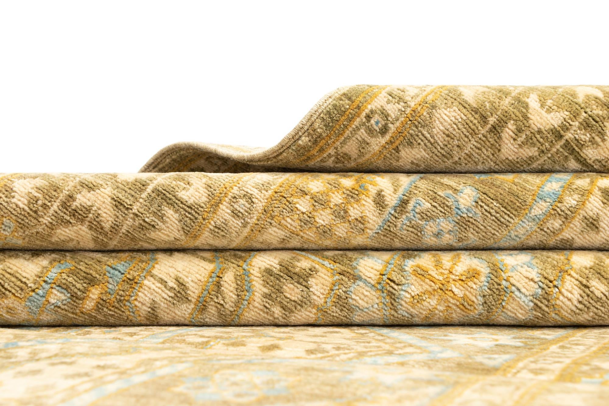 3' 3 x 10' 2 Mamluk Wool Runner Rug