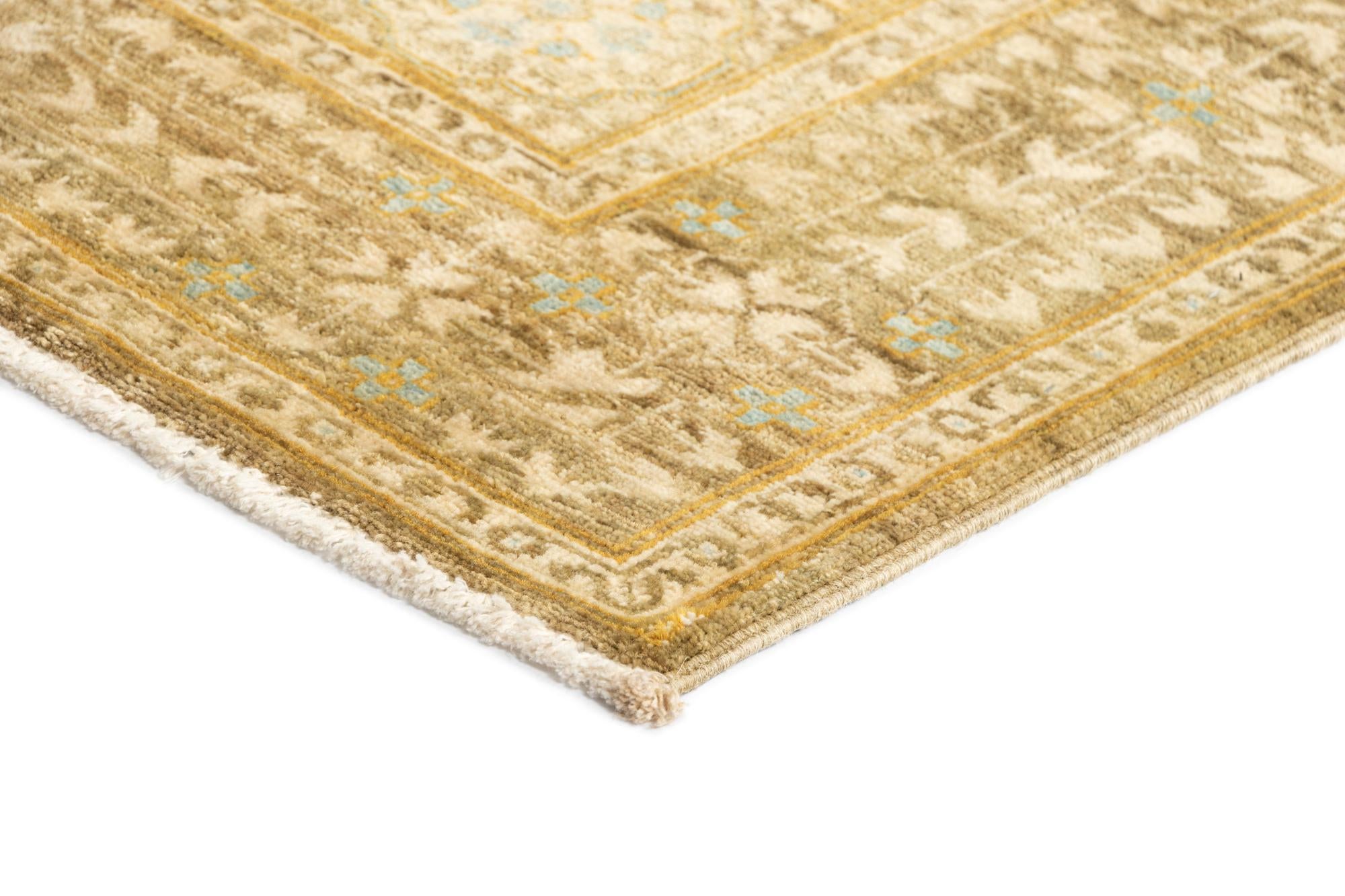3' 3 x 10' 2 Mamluk Wool Runner Rug