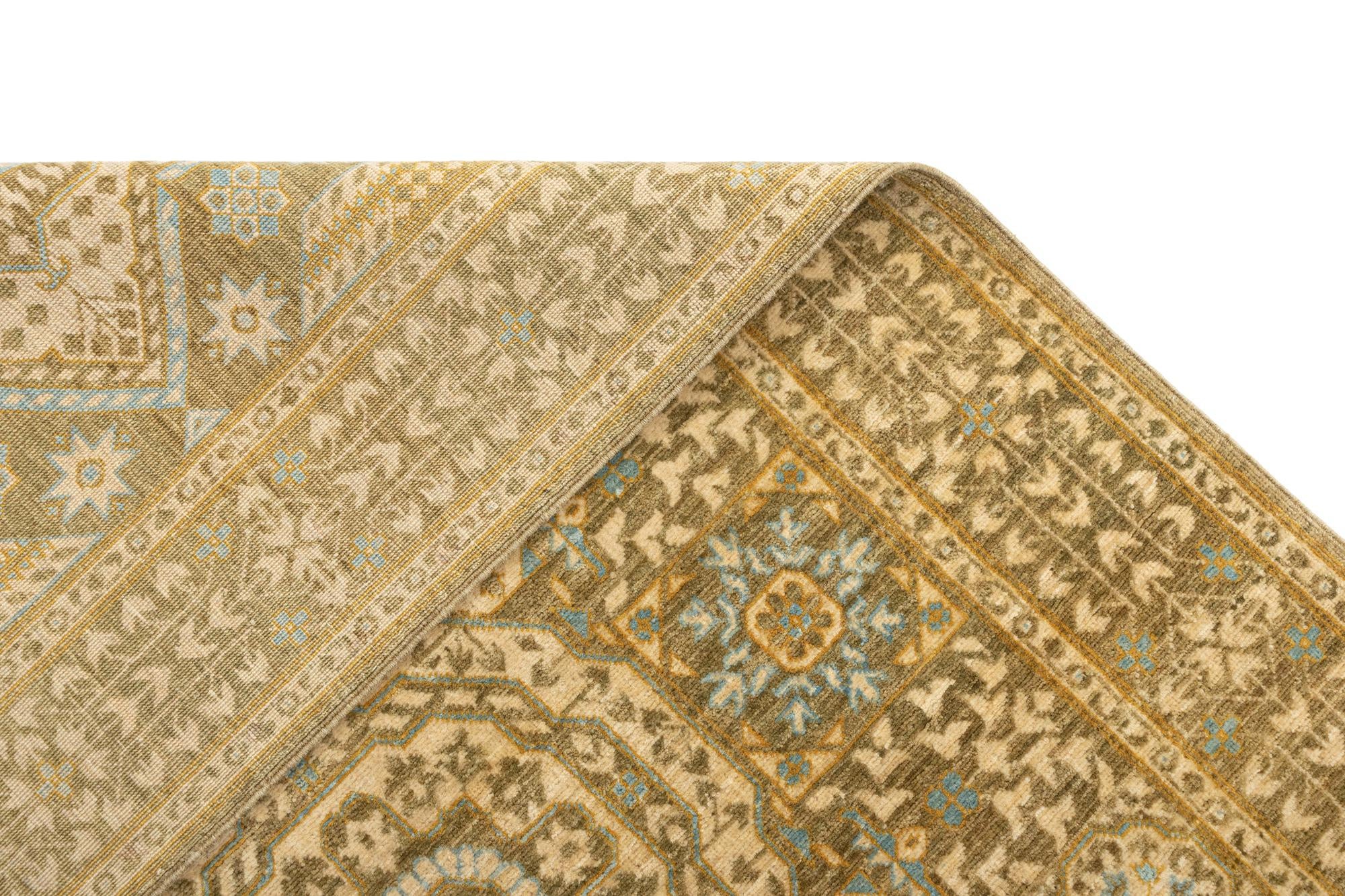 3' 3 x 10' 2 Mamluk Wool Runner Rug