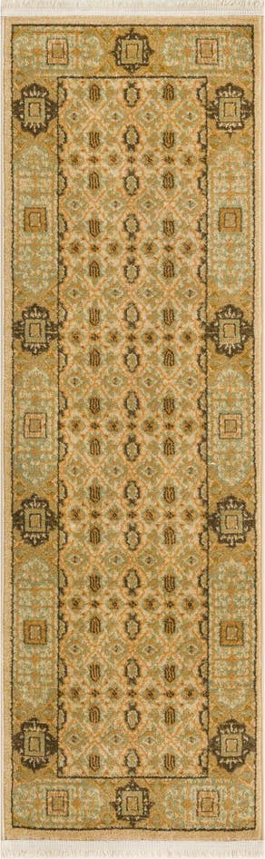 Detailansicht von 60cm x 185cm Mamluk Läufer Teppich