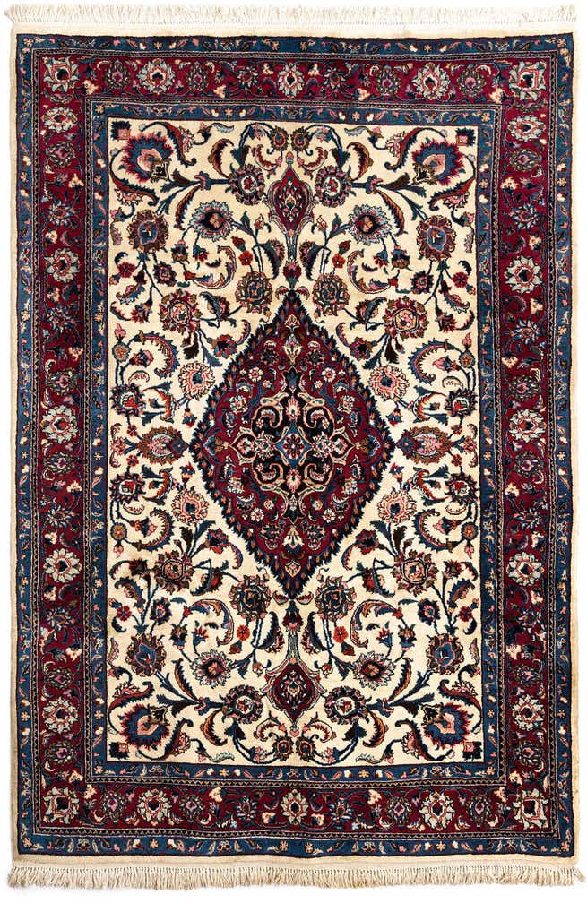 4' 1 x 9' 7 Mashad Wool Runner Rug