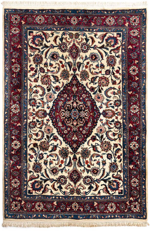 Detail image of 4' 1 x 9' 7 Mashad Wool Runner Rug