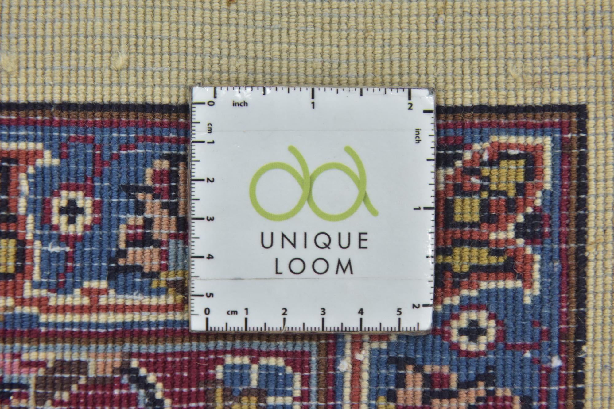 5' 10 x 13' 8 Hand Knotted Mashad Persian Runner Rug