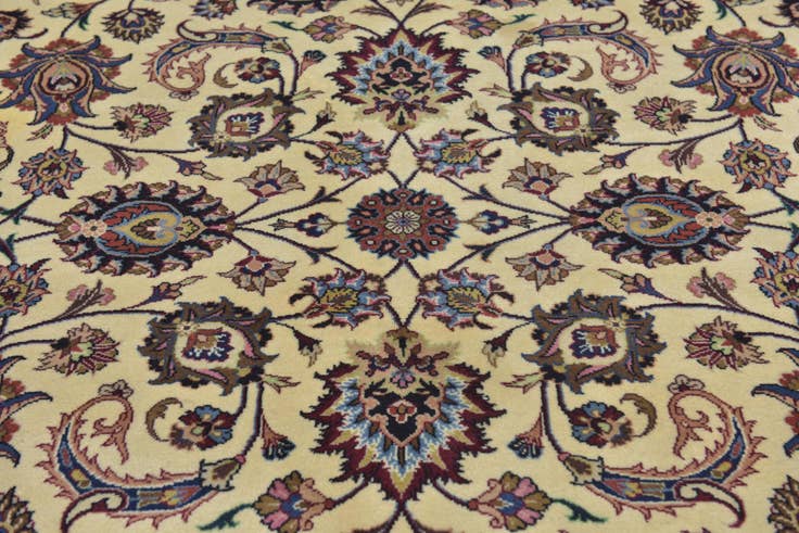 Detail image of 5' 10 x 13' 8 Hand Knotted Mashad Persian Runner Rug