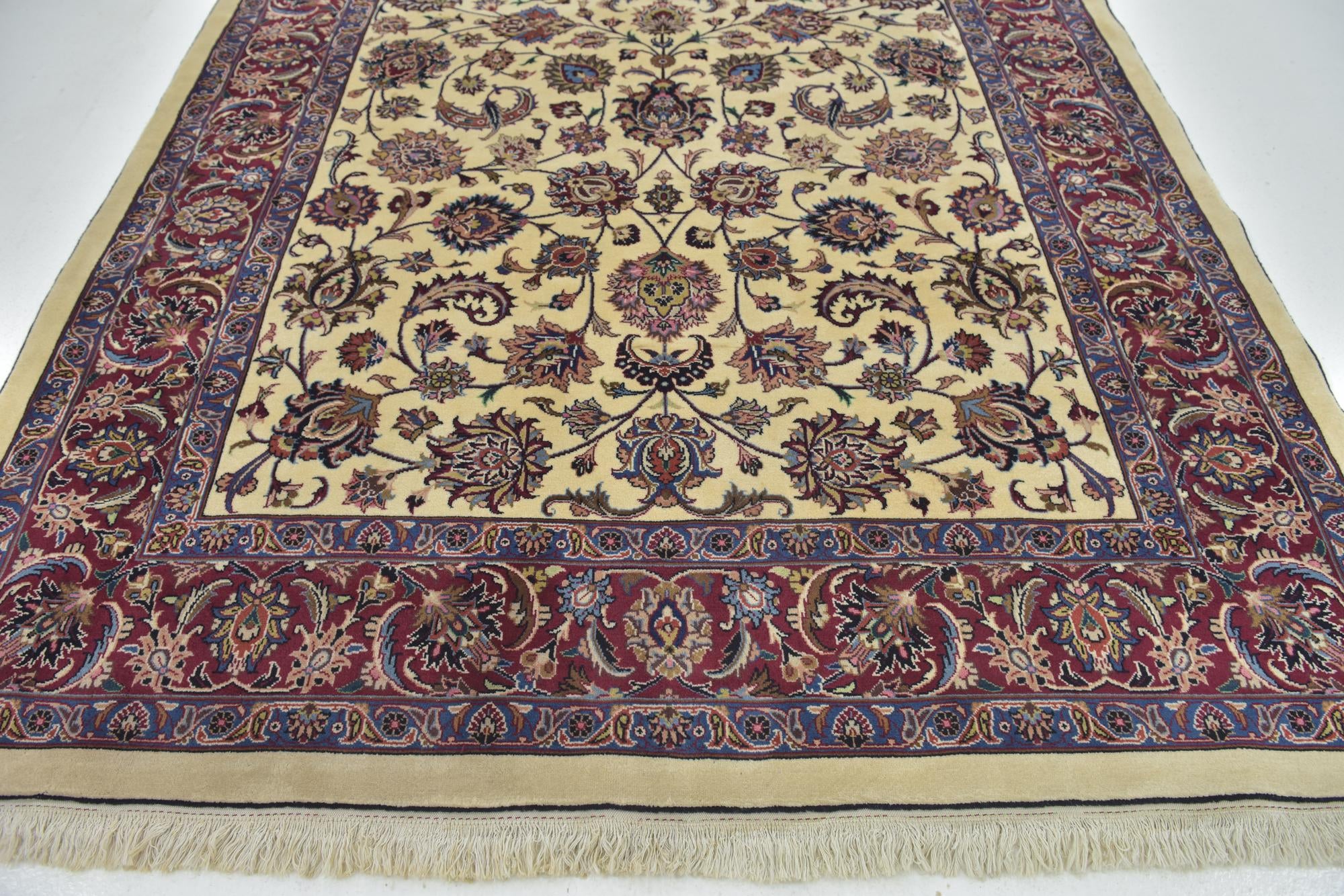 5' 10 x 13' 8 Hand Knotted Mashad Persian Runner Rug