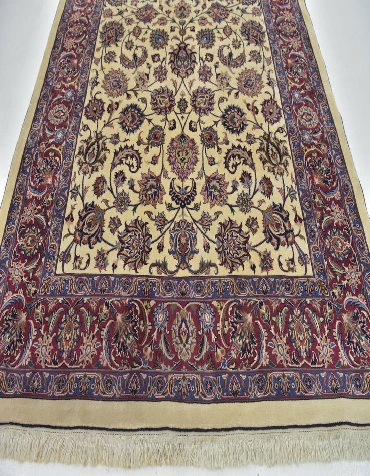 Detail image of 5' 10 x 13' 8  Hand Knotted Mashad Persian Runner Rug