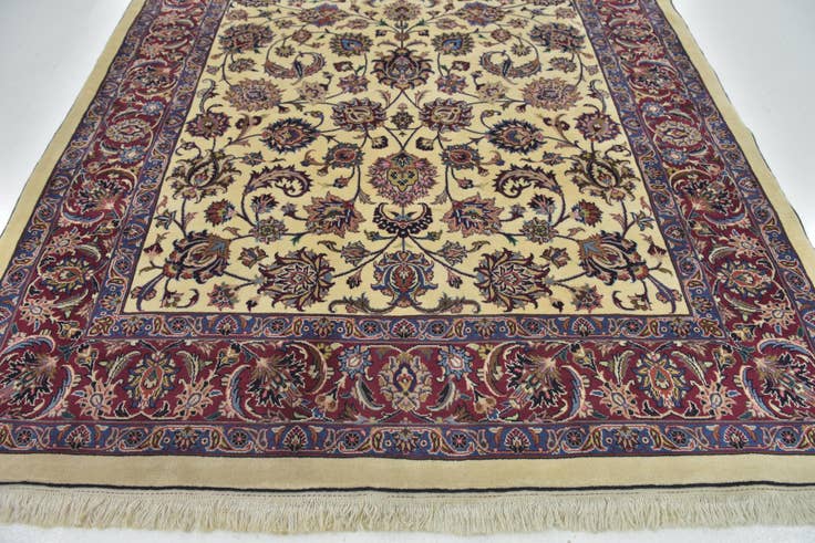 Detail image of 5' 10 x 13' 8 Hand Knotted Mashad Persian Runner Rug