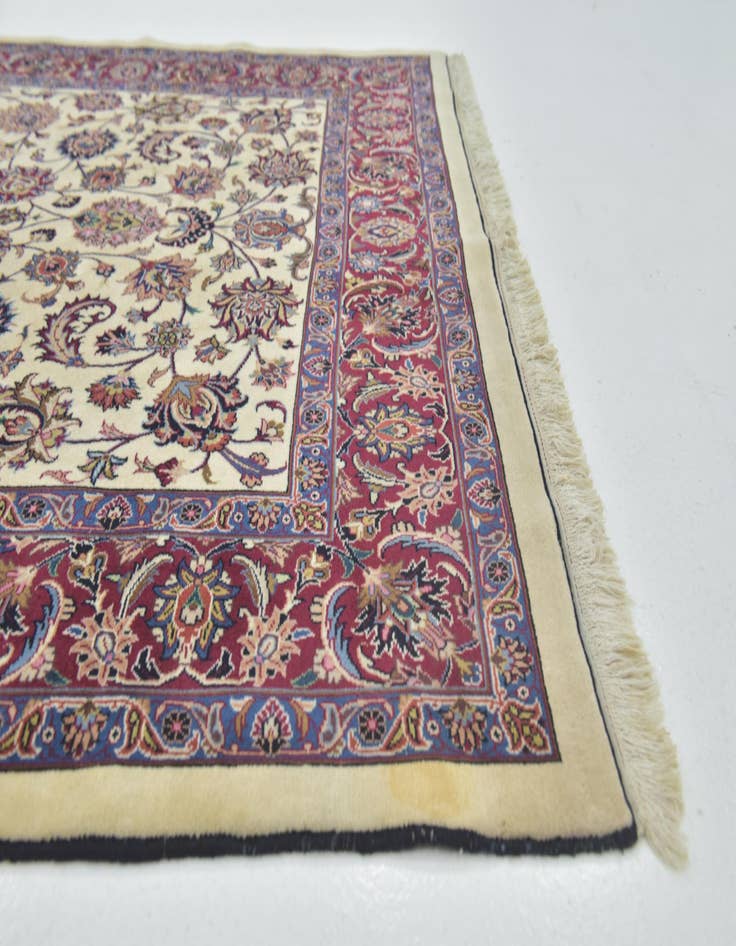 Detail image of 5' 10 x 13' 8  Hand Knotted Mashad Persian Runner Rug