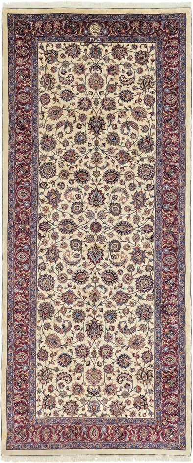 Detail image of 5' 10 x 13' 8 Hand Knotted Mashad Persian Runner Rug
