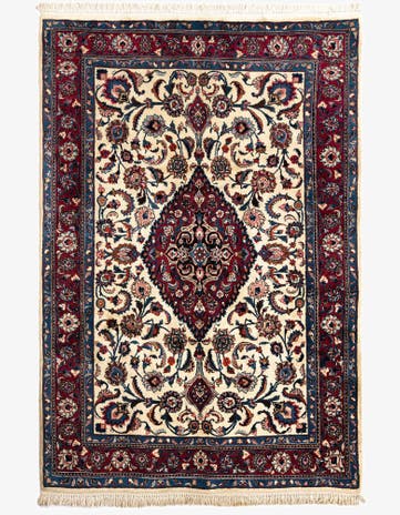 4' 1 x 9' 7 Mashad Wool Runner Rug