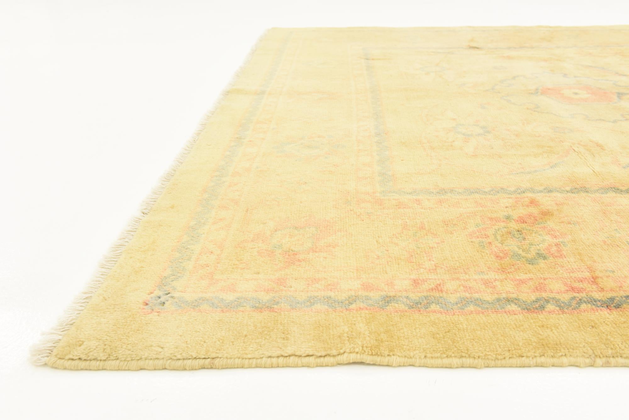 6' 8 x 12' 8 Hand Knotted Meshkabad Persian Wool Runner Rug