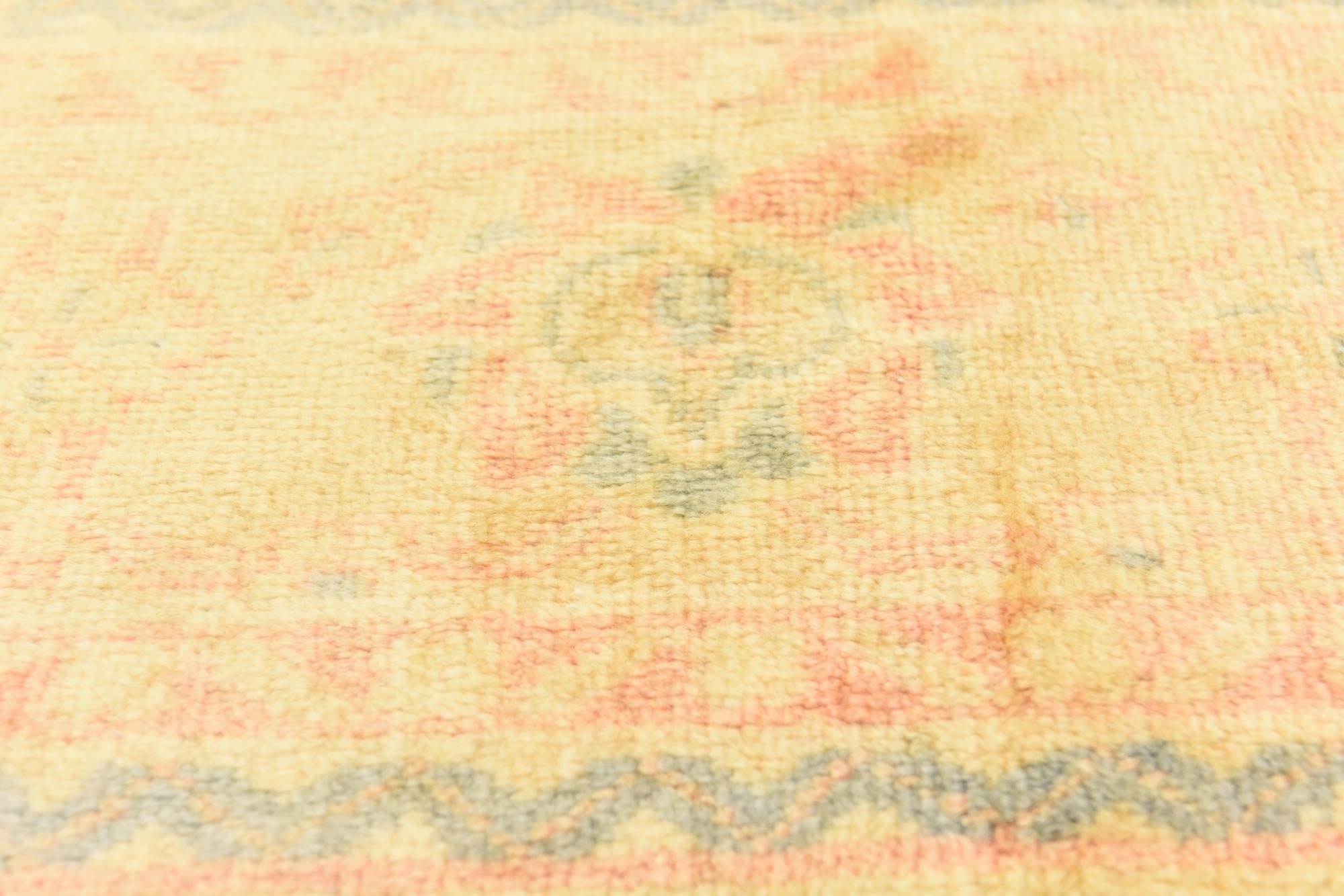 6' 8 x 12' 8 Hand Knotted Meshkabad Persian Wool Runner Rug