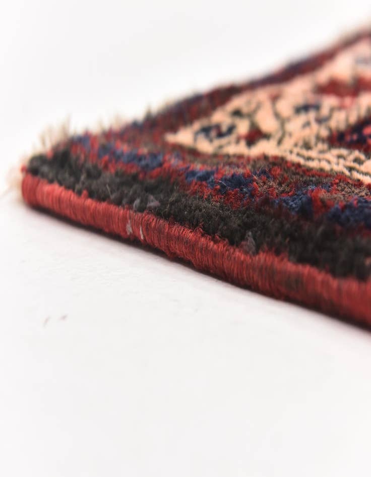 Detail image of 3' 3 x 10' 4  Hand Knotted Meshkin Persian Wool Runner Rug