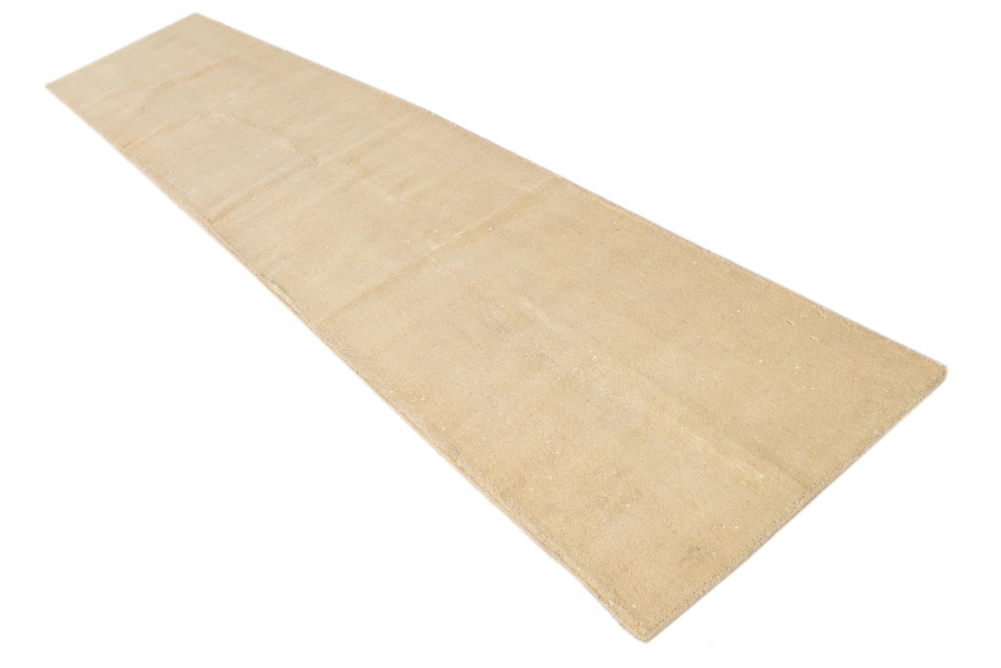 2' 6 x 12' Hand Knotted Modern Ziegler Runner Rug