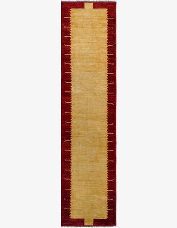 2' 11 x 12' Hand Knotted Modern Ziegler Runner Rug