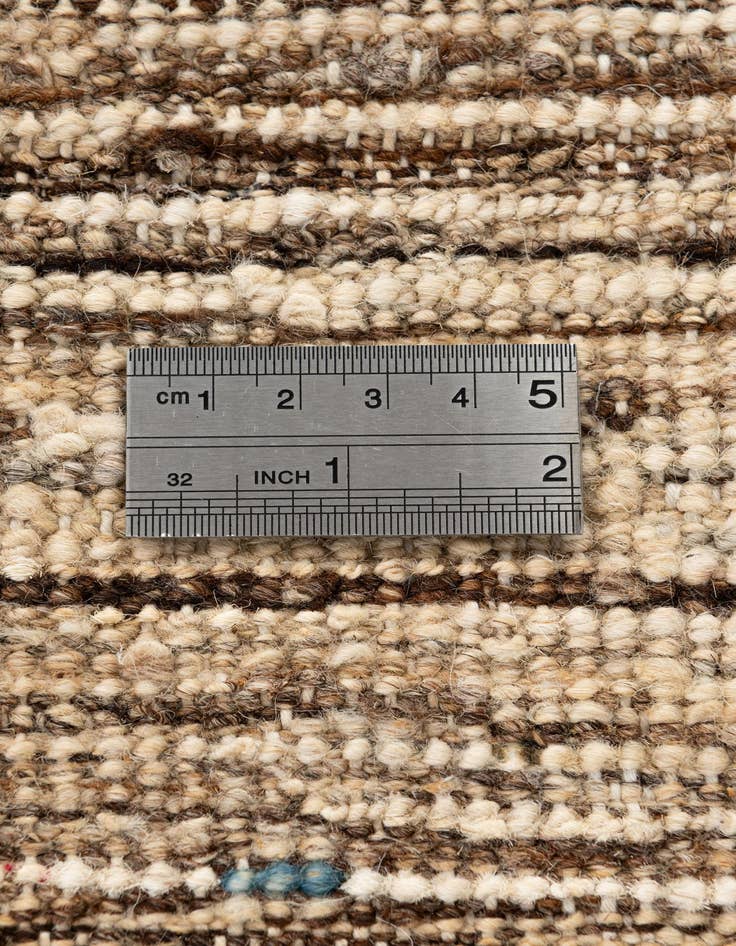 Detail image of 3' 2 x 15' 10  Hand Knotted Moroccan Wool Runner Rug