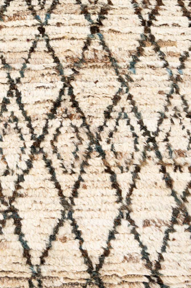 3' 2 x 15' 10 Hand Knotted Moroccan Wool Runner Rug