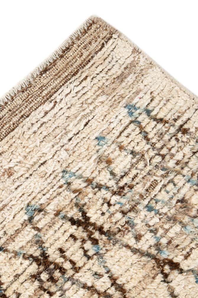 3' 2 x 15' 10 Hand Knotted Moroccan Wool Runner Rug