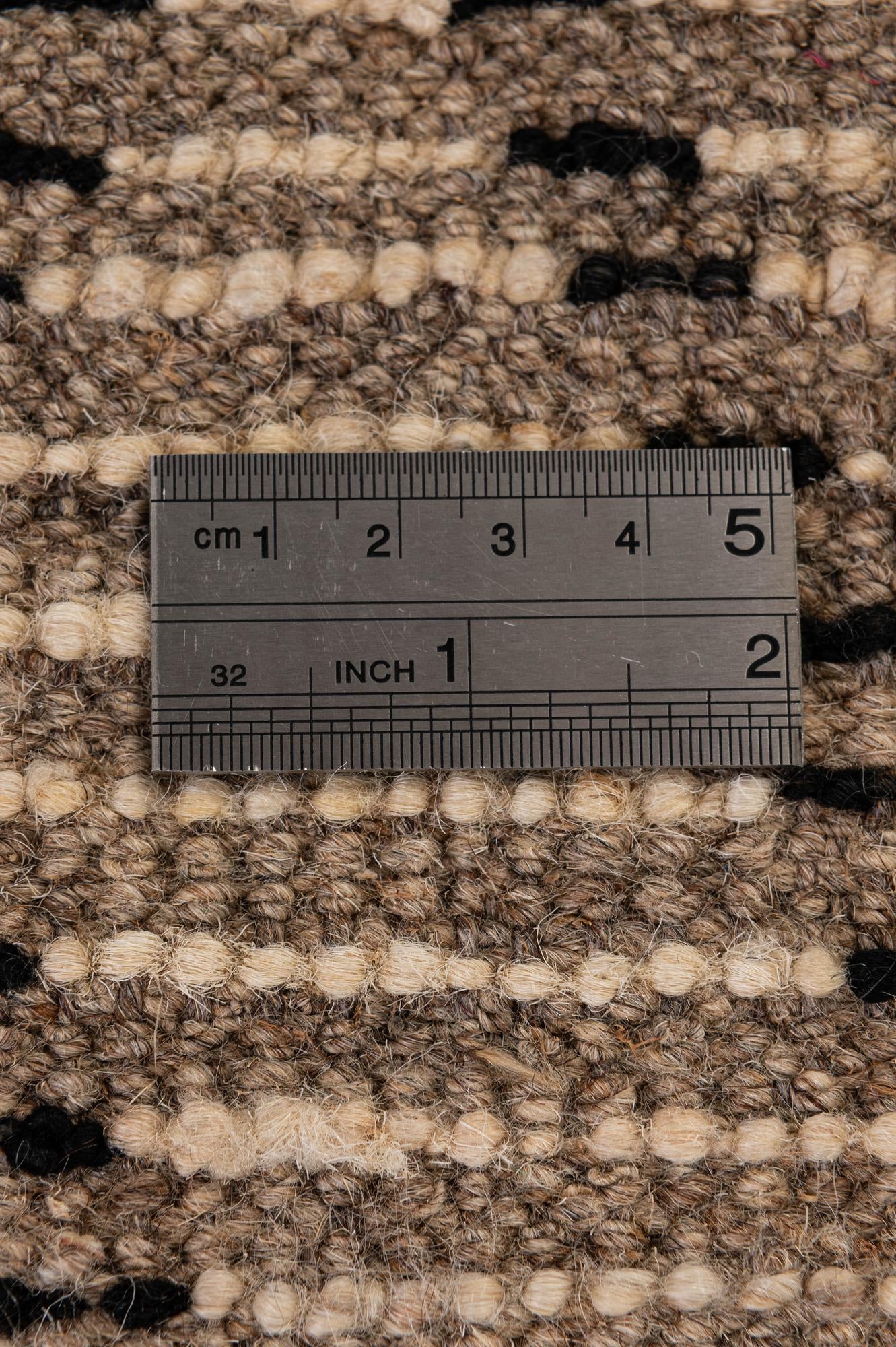 3' 5 x 16' 6 Hand Knotted Moroccan Wool Runner Rug