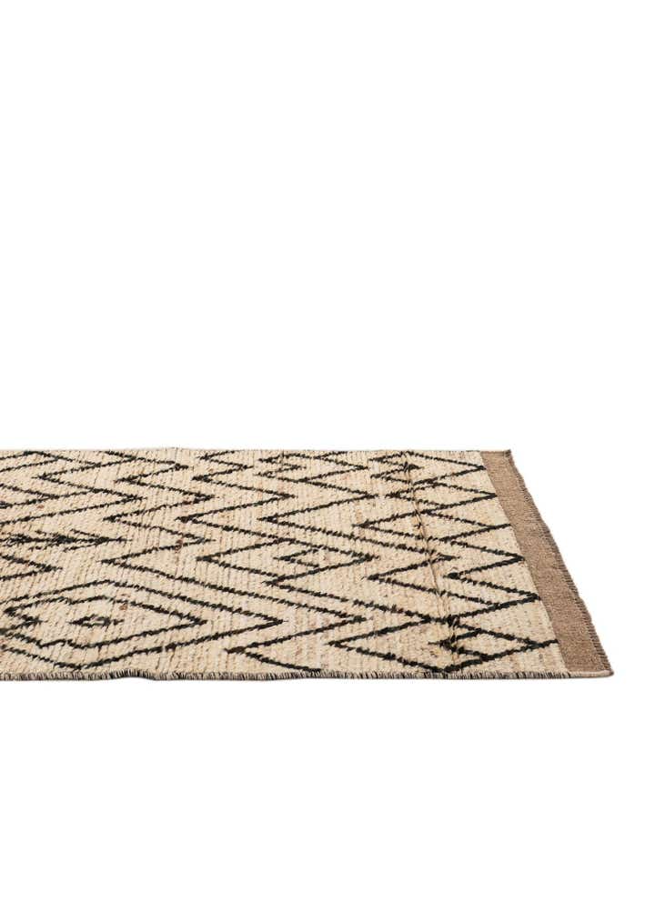 3' 5 x 16' 6 Hand Knotted Moroccan Wool Runner Rug